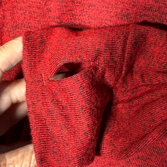 Cuddl Duds hoodie. Heathered red color size XL NWT - Picture 5 of 7